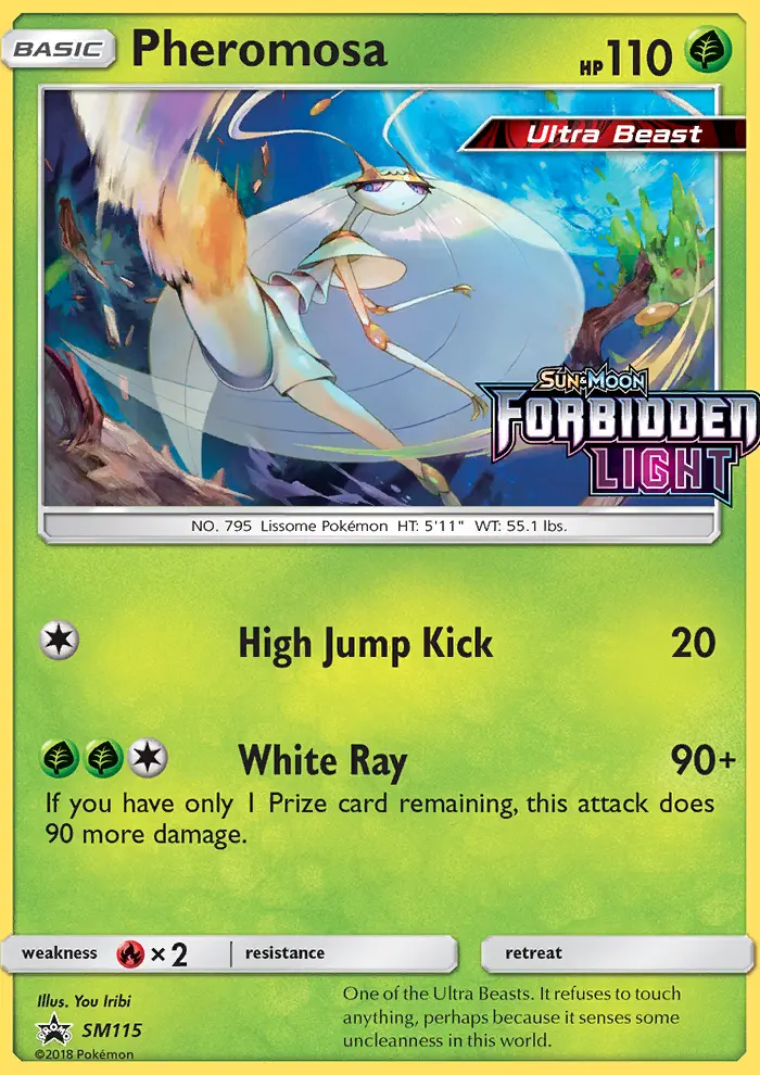 Pheromosa SM115 card from SM Black Star Promos