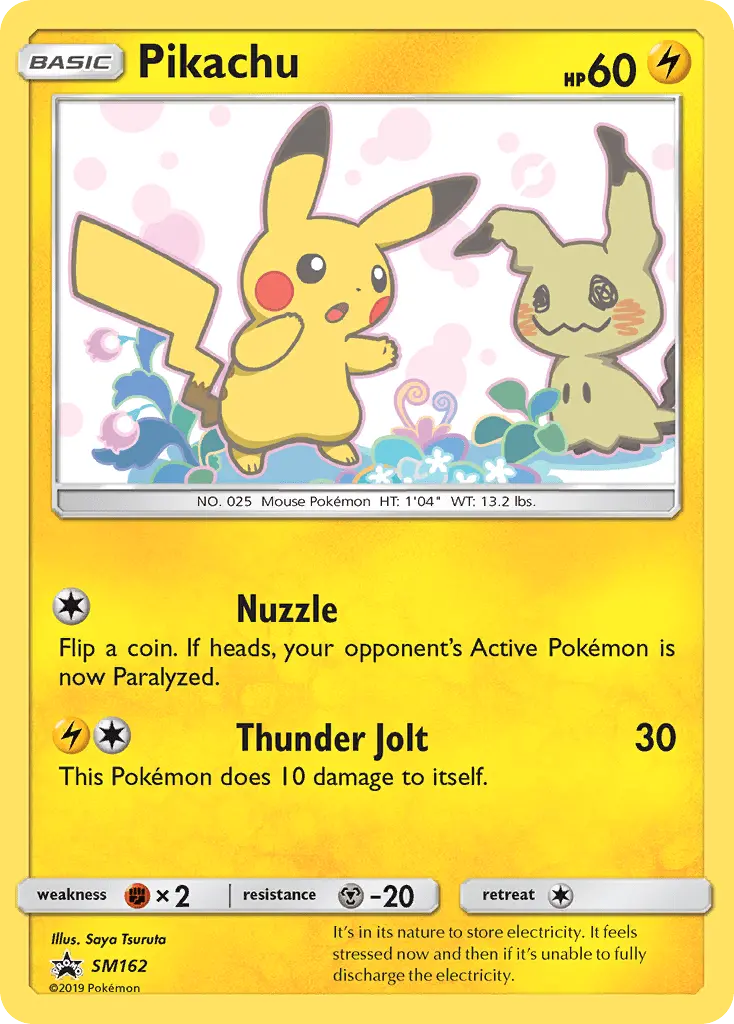 Pikachu SM162 — the most expensive Saya Tsuruta card