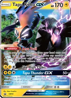 Tapu Koko-GX — SM Black Star Promos #SM50