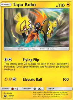 Tapu Koko — SM Black Star Promos #SM30