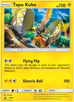Tapu Koko — SM Black Star Promos #SM31