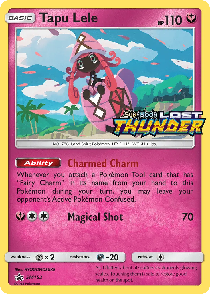 Tapu Lele SM152 card from SM Black Star Promos
