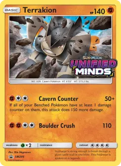 Terrakion — SM Black Star Promos #SM205