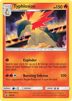 Typhlosion — SM Black Star Promos #SM185