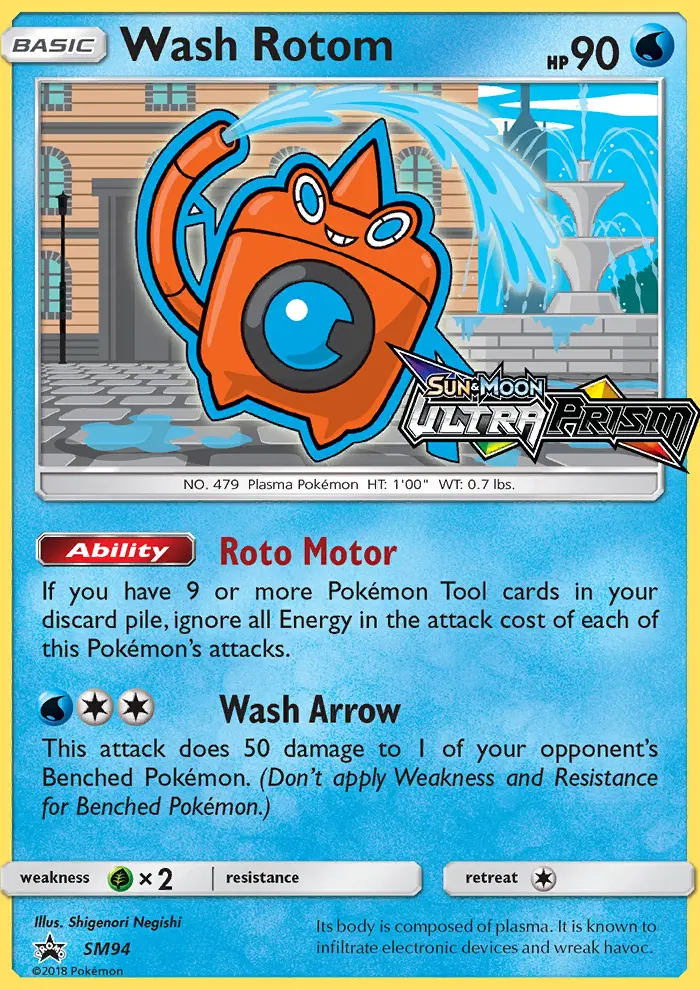 Wash Rotom SM94 — the most expensive Rotom card