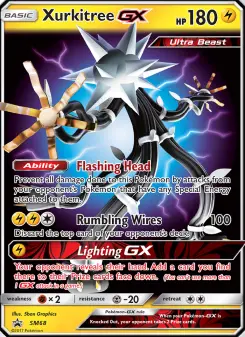 Xurkitree-GX SM68 — shown as an example of the Reverse Holofoil finish