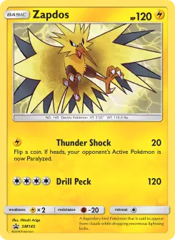 Zapdos — SM Black Star Promos #SM145
