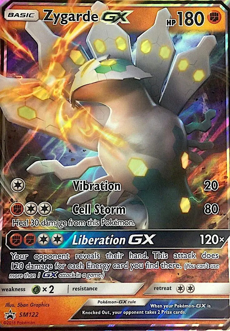 Zygarde-GX SM122 — SM Black Star Promos SM122, Holofoil finish