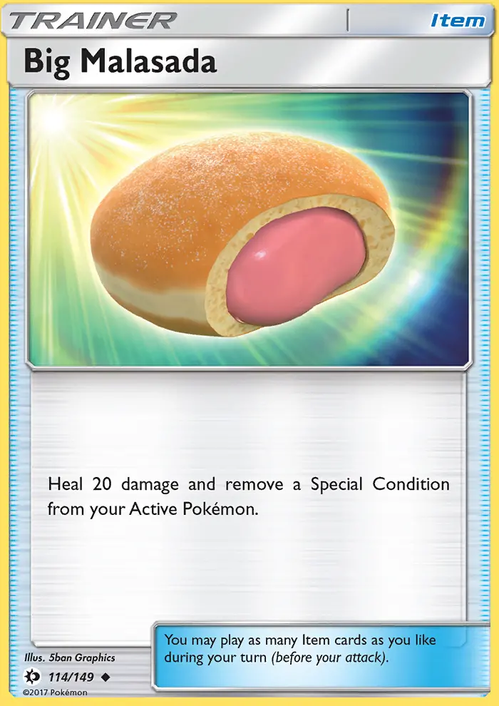 Big Malasada 114 card from Sun & Moon
