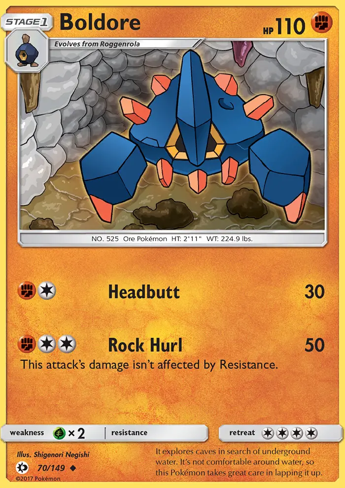 Boldore 70 — Sun & Moon 70, Normal finish