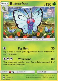 Butterfree 3 — Sun & Moon
