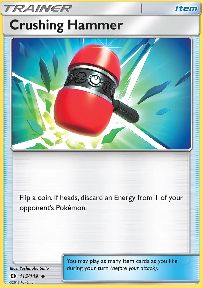 Crushing Hammer 115 card from Sun & Moon