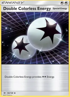 Double Colorless Energy 136 — Sun & Moon