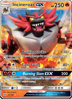 Incineroar-GX 27 — Sun & Moon