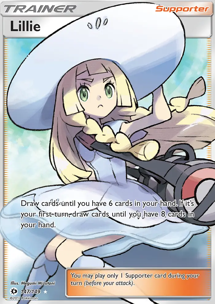 Lillie 147 card from Sun & Moon
