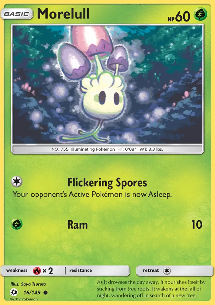 Morelull 16 card from Sun & Moon