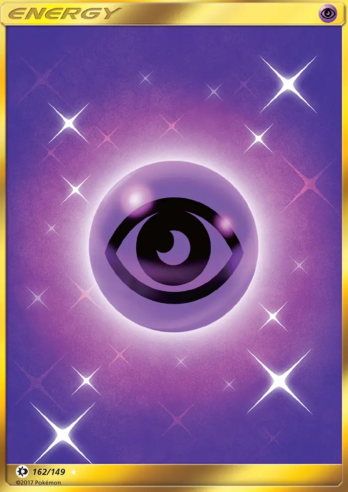 Psychic Energy 162 — Sun & Moon 162, Holofoil finish
