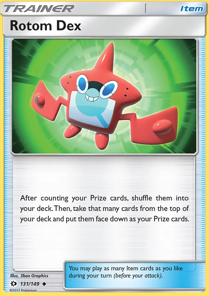 Rotom Dex 131 — Sun & Moon 131, Normal finish