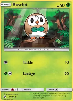 Rowlet 9 — Sun & Moon