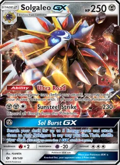 Solgaleo-GX — Sun & Moon 89