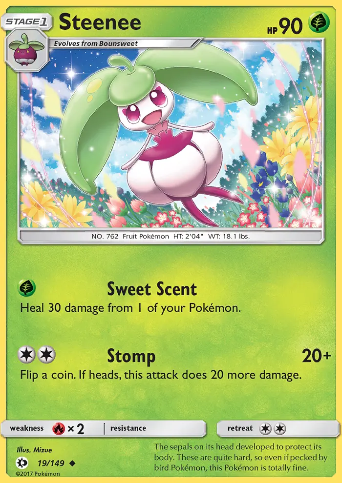 Steenee 19 card from Sun & Moon