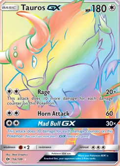 Tauros-GX 156 — Sun & Moon