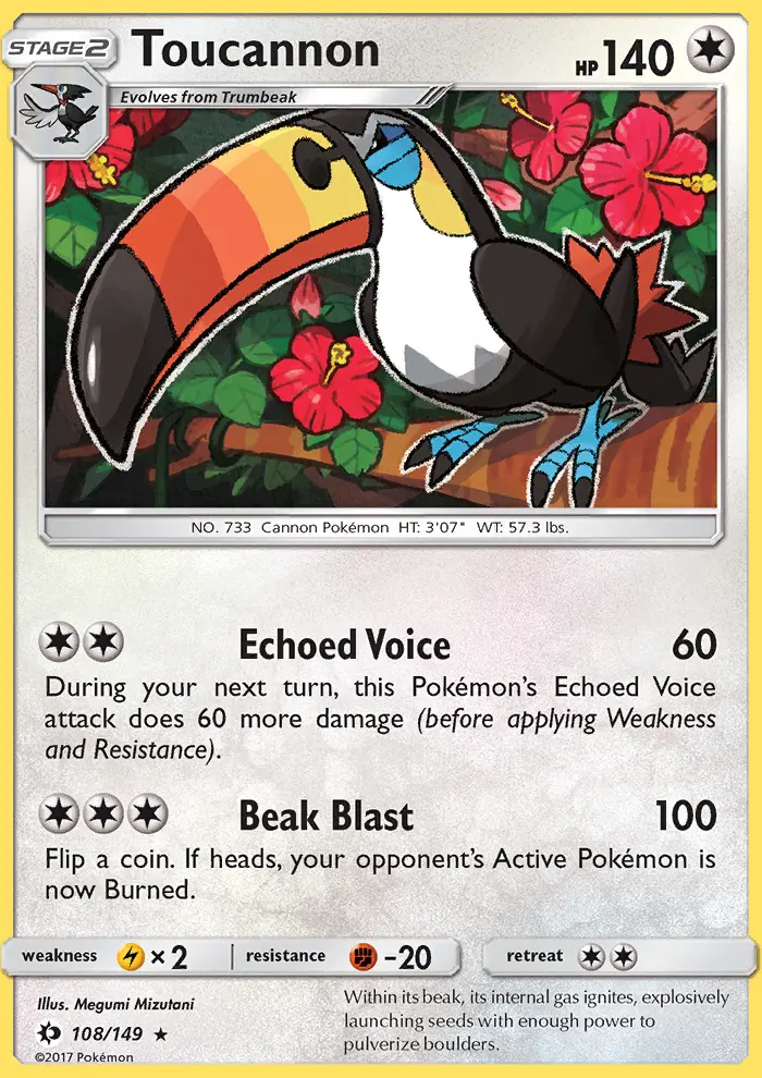 Toucannon 108 — Sun & Moon 108, Normal finish