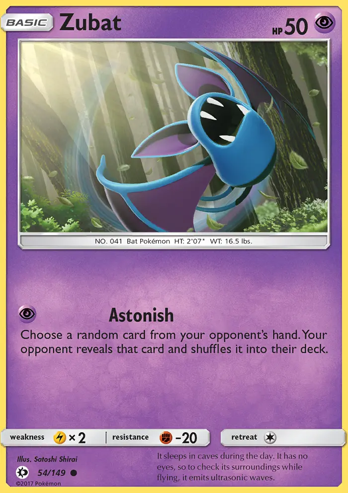 Zubat 54 — Sun & Moon 54, Normal finish