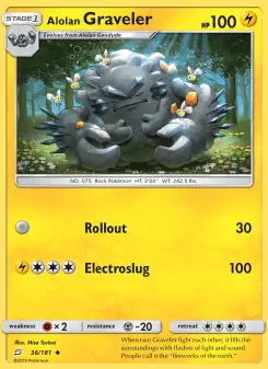 Alolan Graveler 36 — Team Up