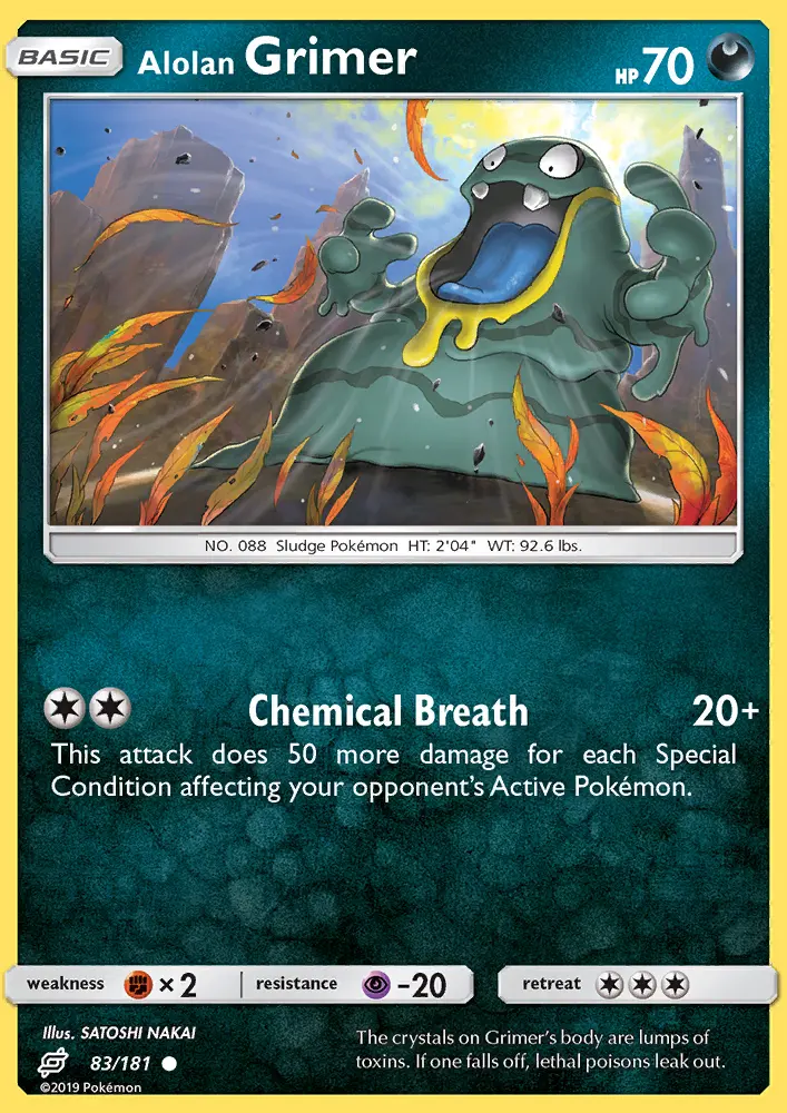 Alolan Grimer 83 — Team Up 83, Normal finish