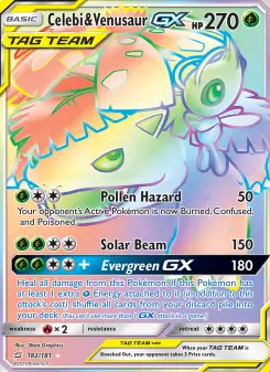Celebi & Venusaur-GX 182 — Team Up