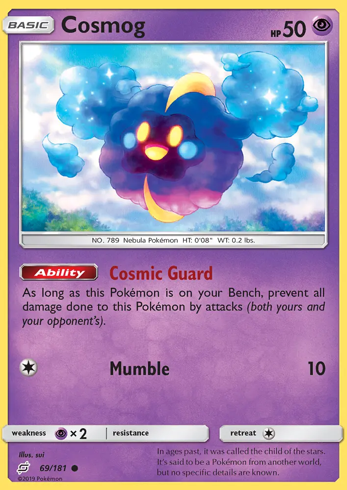 Cosmog 69 — Team Up 69, Normal finish
