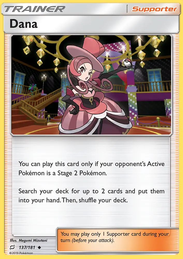 Dana 137 card from Team Up