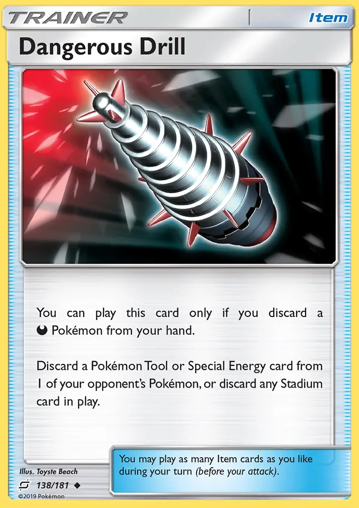 Dangerous Drill 138 card from Team Up