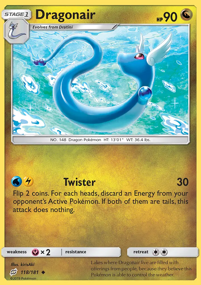 Dragonair 118 — Team Up 118, Normal finish