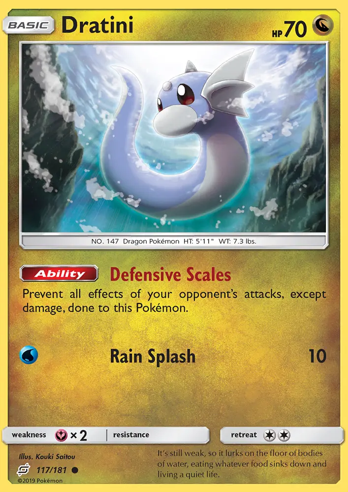 Dratini 117 — Team Up 117, Normal finish