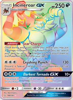 Incineroar-GX 188 — Team Up