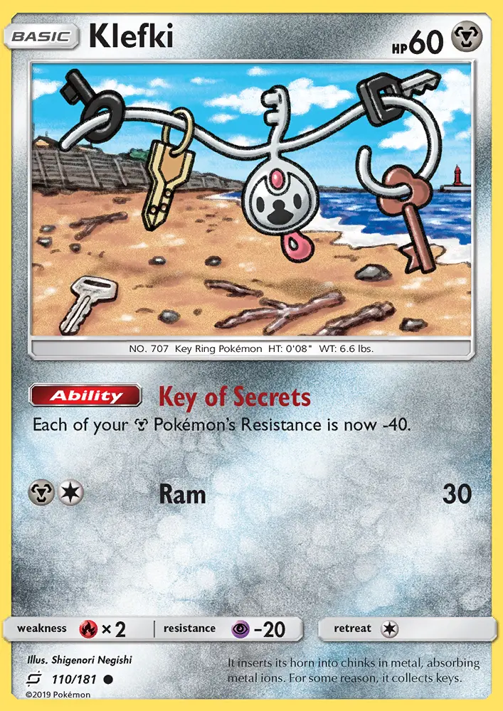 Klefki 110 — Team Up 110, Normal finish