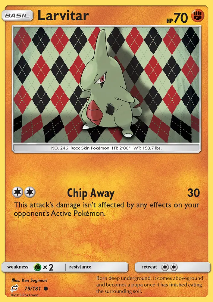 Larvitar 79 — Team Up 79, Normal finish