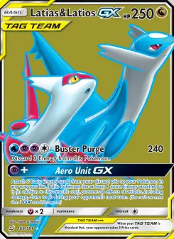 Latias & Latios-GX 169 — Team Up