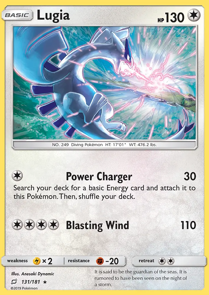 Lugia 131 card from Team Up