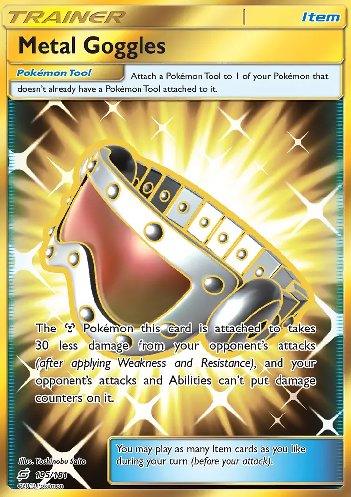 Metal Goggles 195 — Team Up 195, Holofoil finish