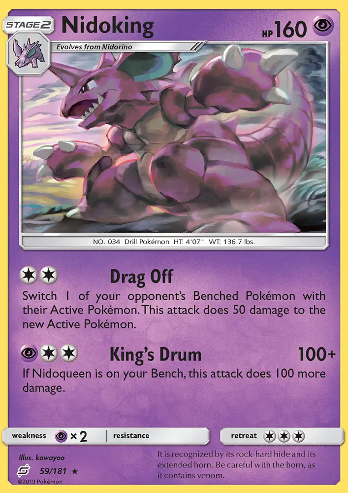 Nidoking 59 — Team Up 59, Normal finish