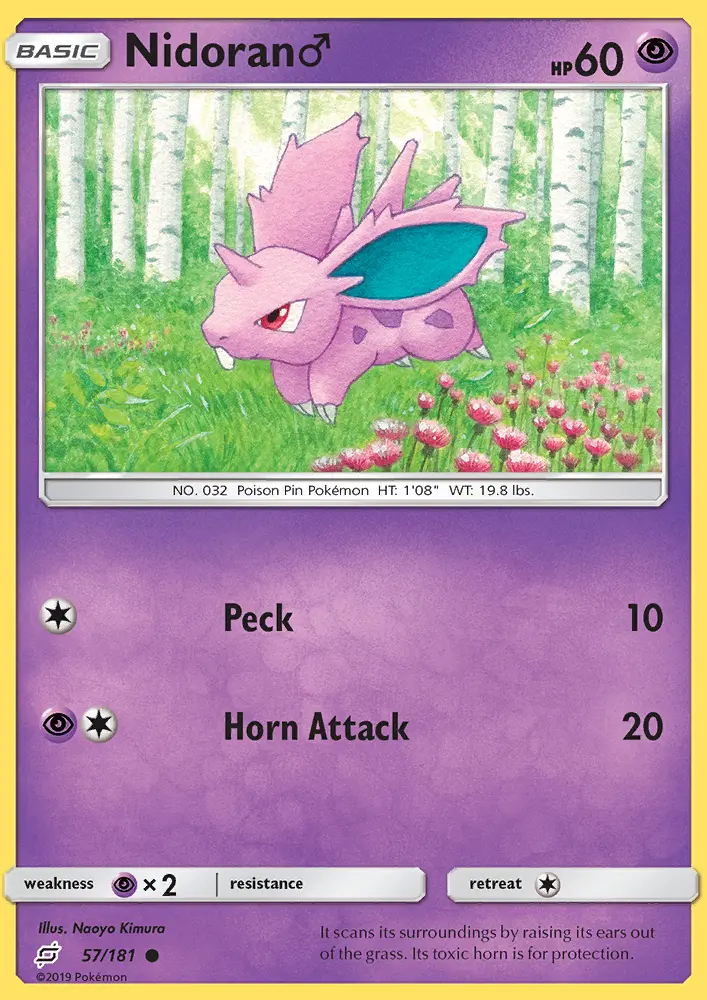 Nidoran ♂ 57 — Team Up 57, Normal finish