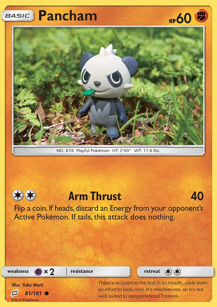 Pancham 81 card from Team Up