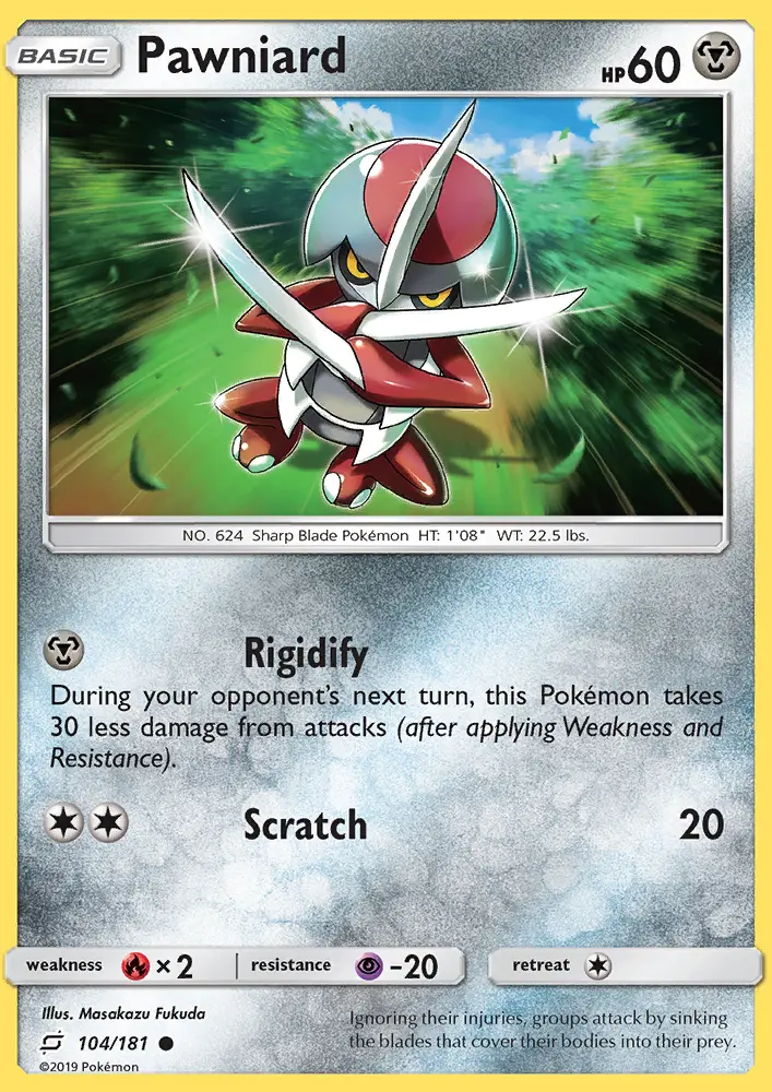 Pawniard 104 card from Team Up
