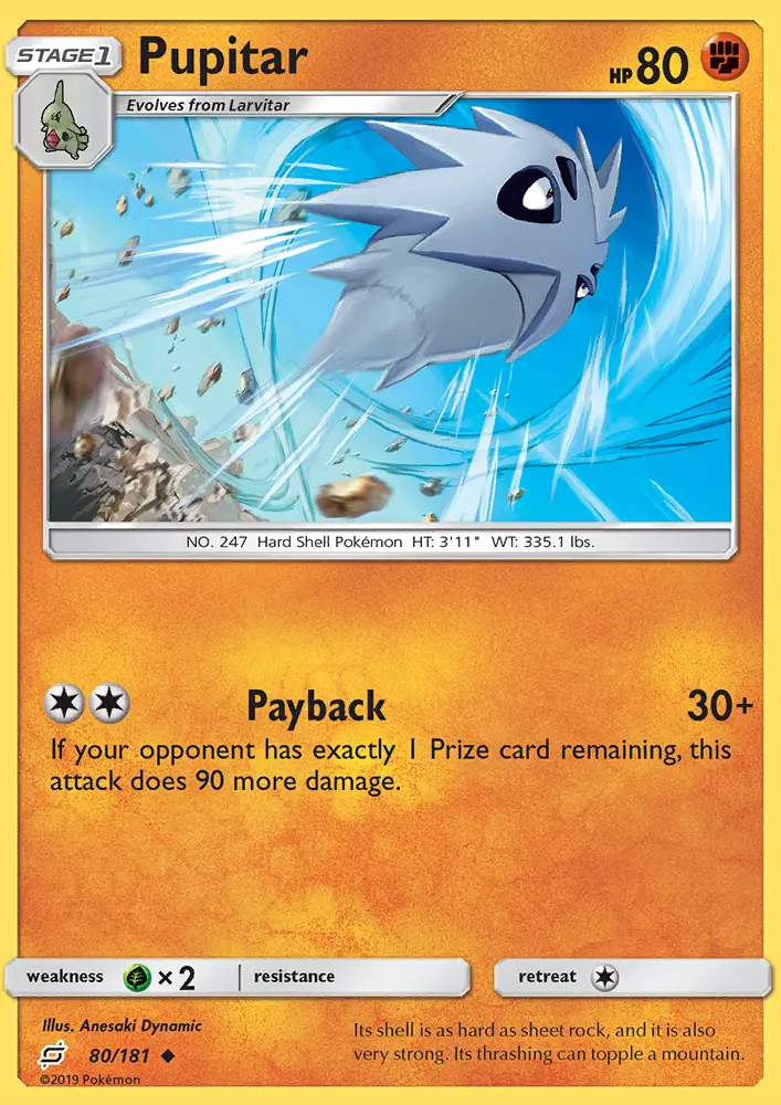 Pupitar 80 — Team Up 80, Normal finish