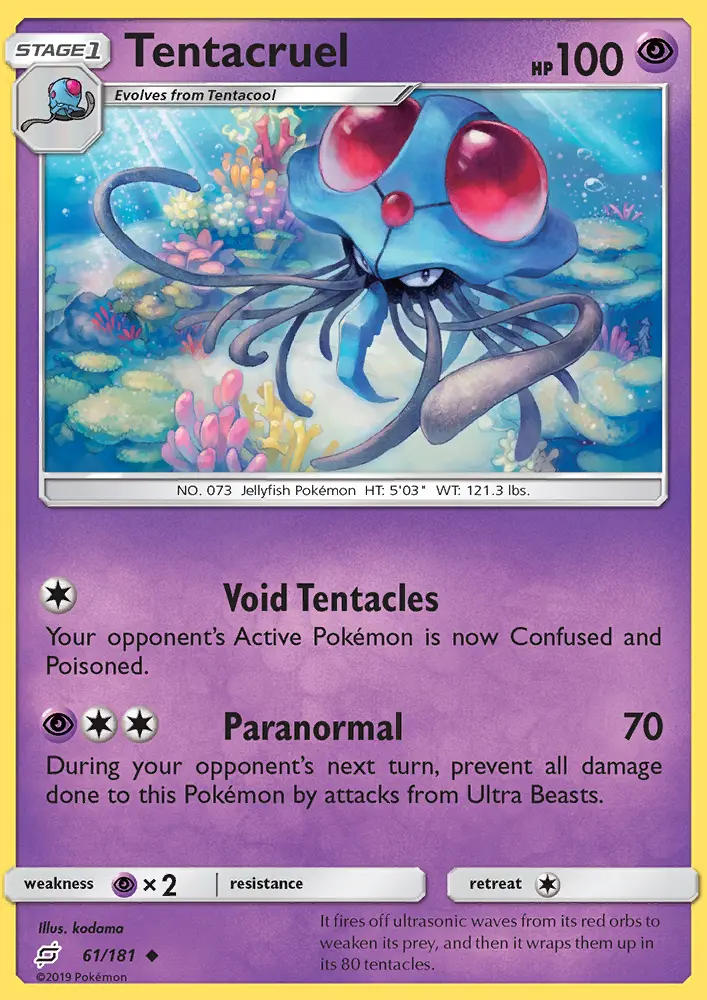 Tentacruel 61 — Team Up 61, Normal finish