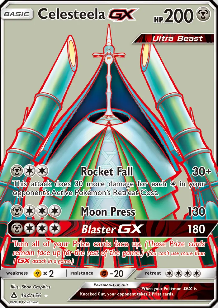 Celesteela-GX 144 card from Ultra Prism
