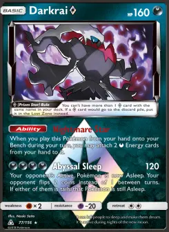 Darkrai ◇ — Ultra Prism #77